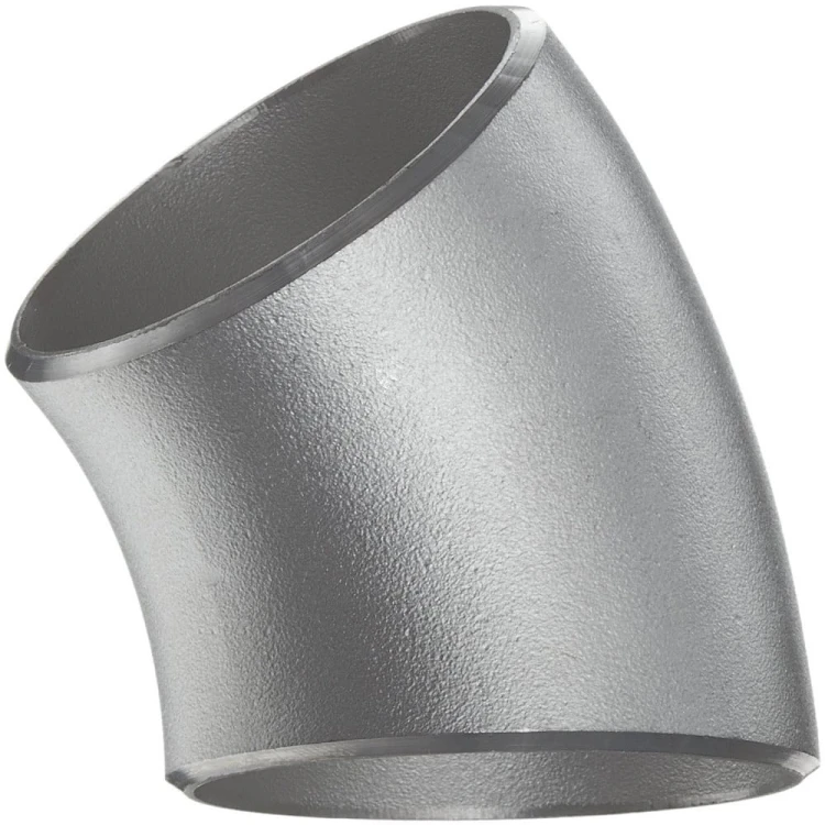 Coude en acier inoxydable de 45 degrés 1,5D (Type 3) DN40 48,3 mm x 2,6 mm 1.4541 / 321
