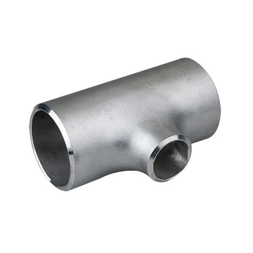 Té de réduction sans soudure DN125 139,7 x 4 mm / DN50 60,3 x 2,9 mm en acier inoxydable 1.4571 / 316Ti