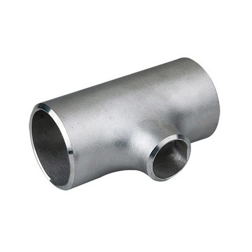 Té de réduction sans soudure DN250 273 x 4,19 mm / DN150 168,3 x 3,4 mm en acier inoxydable 1.4401 / 1.4404 / 316 / 316L
